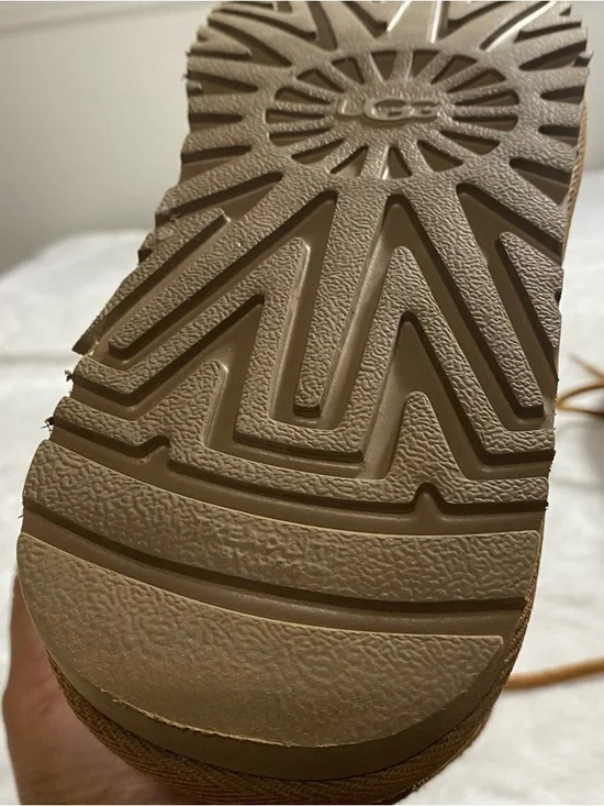 UGG “Neumel" Women’s Suede/Shearling Shoe - Lace-Up Chukka Boot (Chestnut) US 12 - Picture 9 of 12